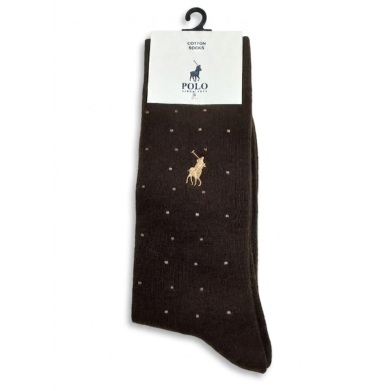 Polo Cotton Socks Chocolate