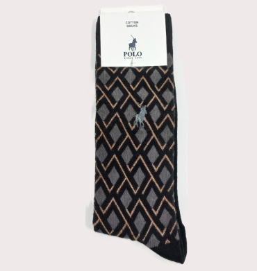 Polo Cotton Socks Black