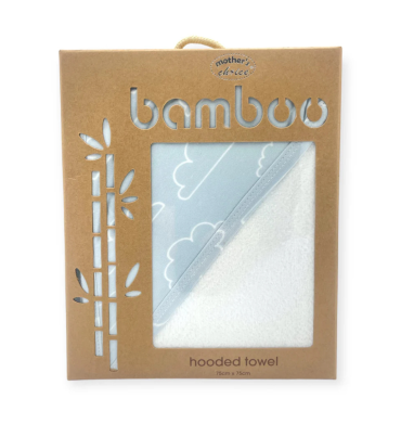 Mother's Choice Bamboo Hooded Towel Blue