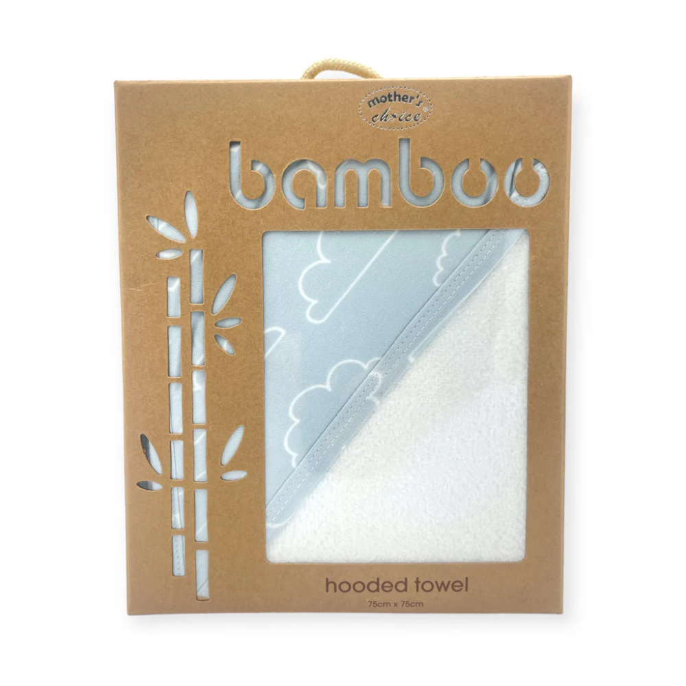 Mother's Choice Bamboo Hooded Towel Blue
