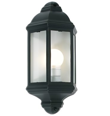 Bright Star L5001 3 Panel Half Lantern Black