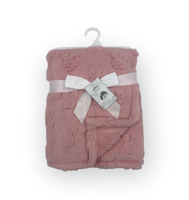 Mother's Choice Jaquard Blanket Pink