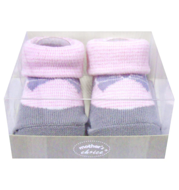 Mother's Choice Girl Socks Grey/Pink
