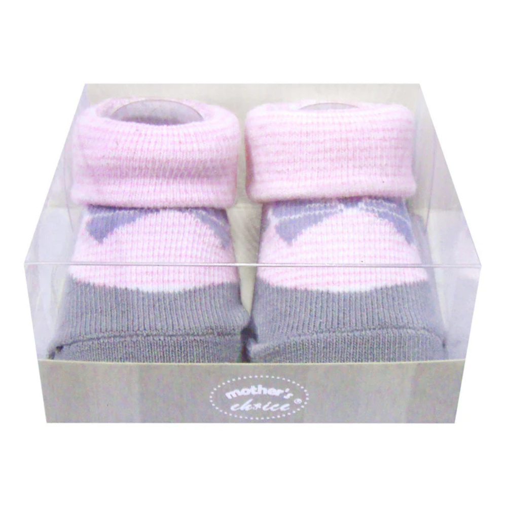 Mother's Choice Girl Socks Grey/Pink