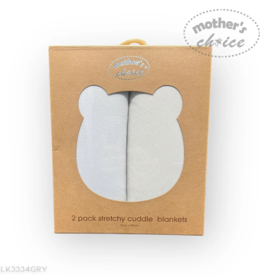 Mother's Choice Bamboo 2Pack Rug Grey