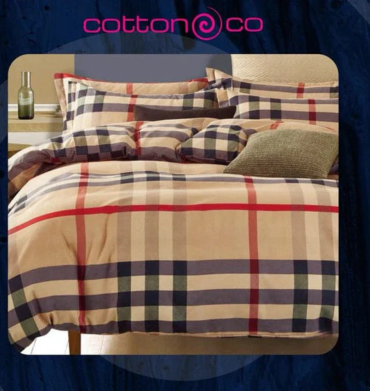 Cotton Co Printed Micro Satin Evelyn Duvet Cover Set