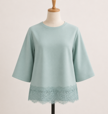 Tara Lace 2Piece Track Suit Mint