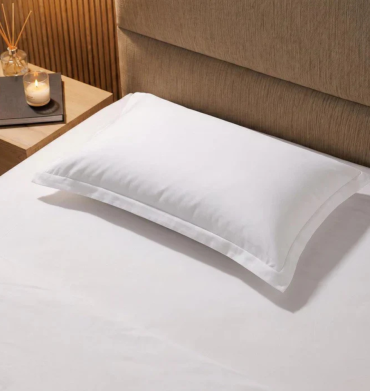Cotton Co T201 Twill Hotel Collection 100% Oxford Cotton White Pillow Case