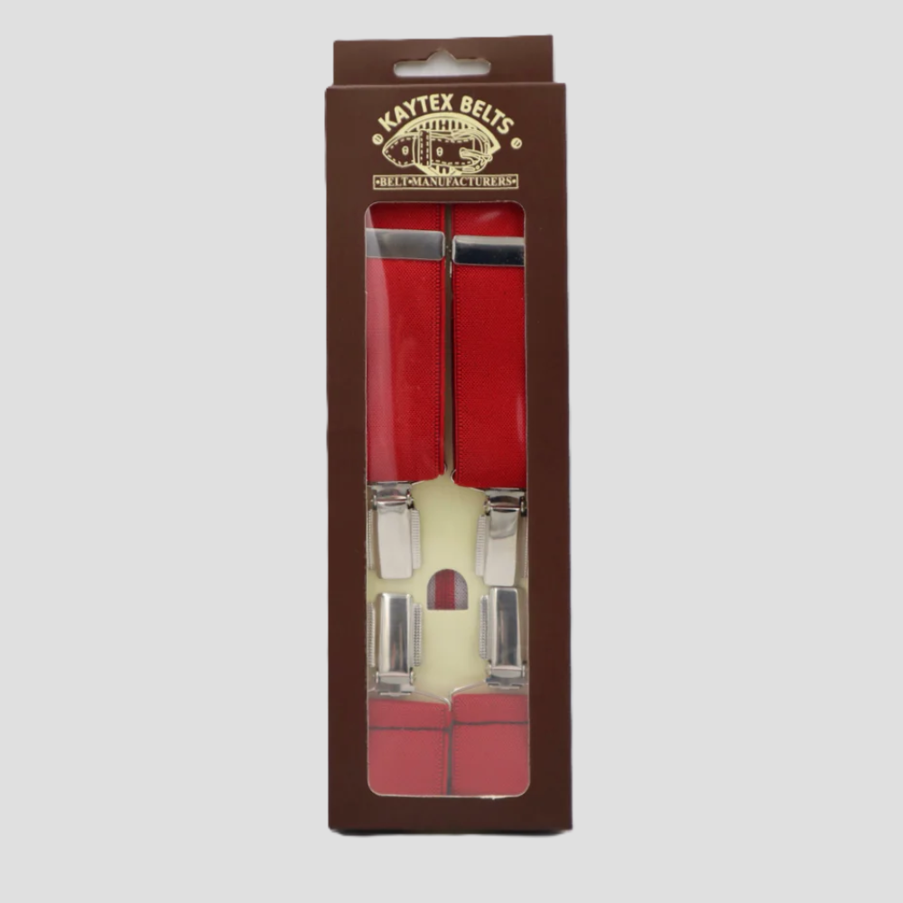 Kaytex 4 Clip Belt Red