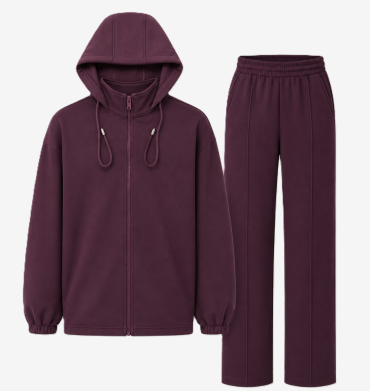 Coco 2Piece Track Suit Burgundy