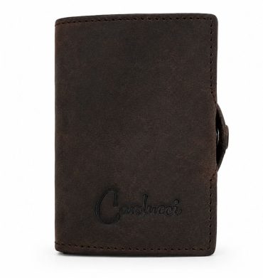 Carducci Pop-Up Wallet Brown