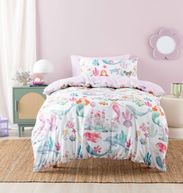 Linen House Mermaid Duvet Cover Set Multi