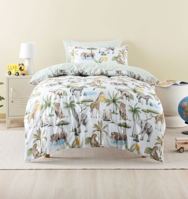 Linen House Sunny Safari Duvet Cover Set Multi Colour
