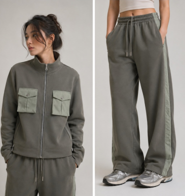 Farah 2Piece Tracksuit Olive