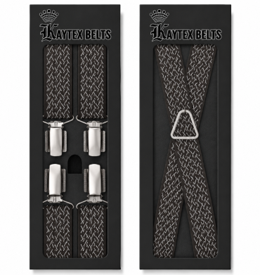 Kaytex Clip 4 Check Belt Black