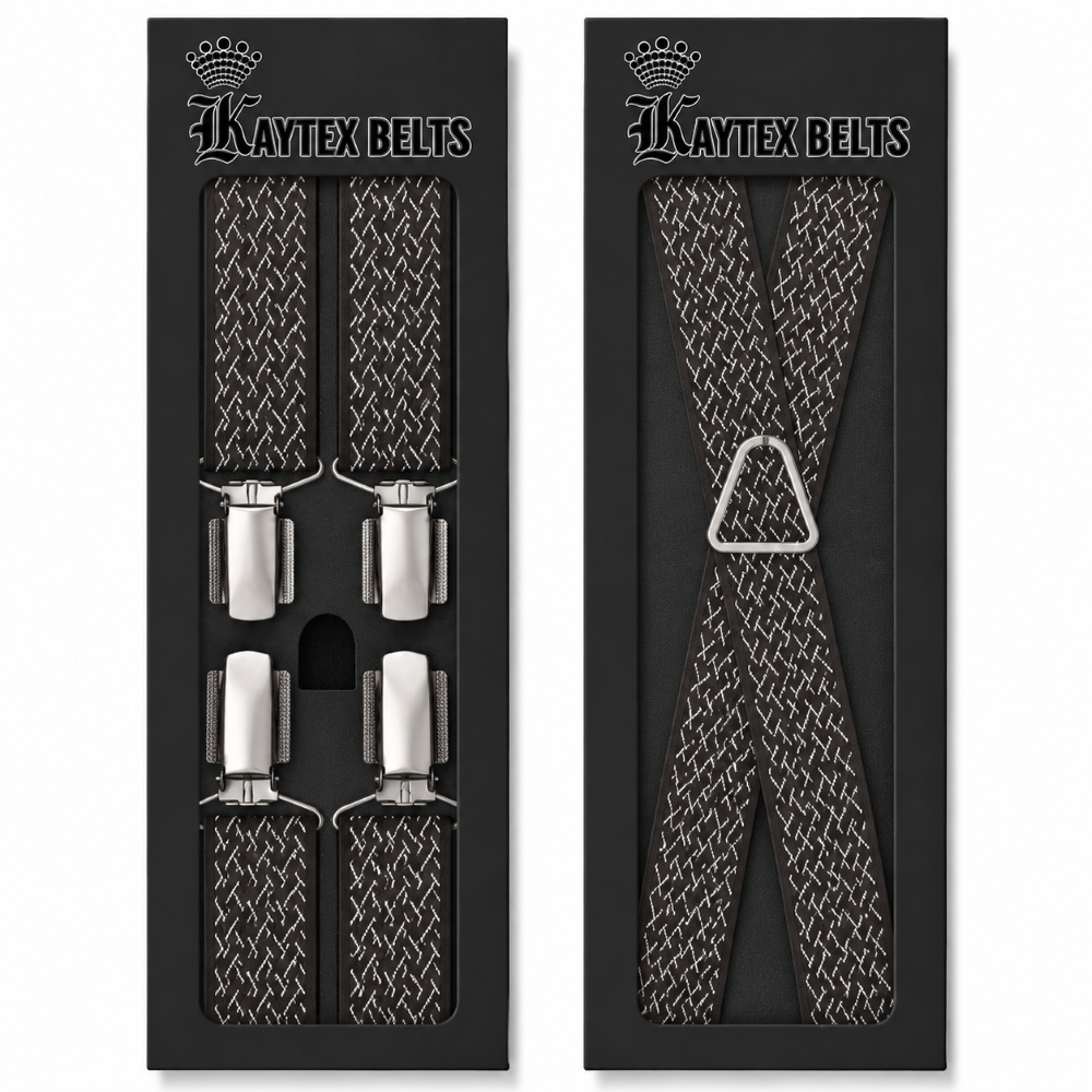 Kaytex Clip 4 Check Belt Black