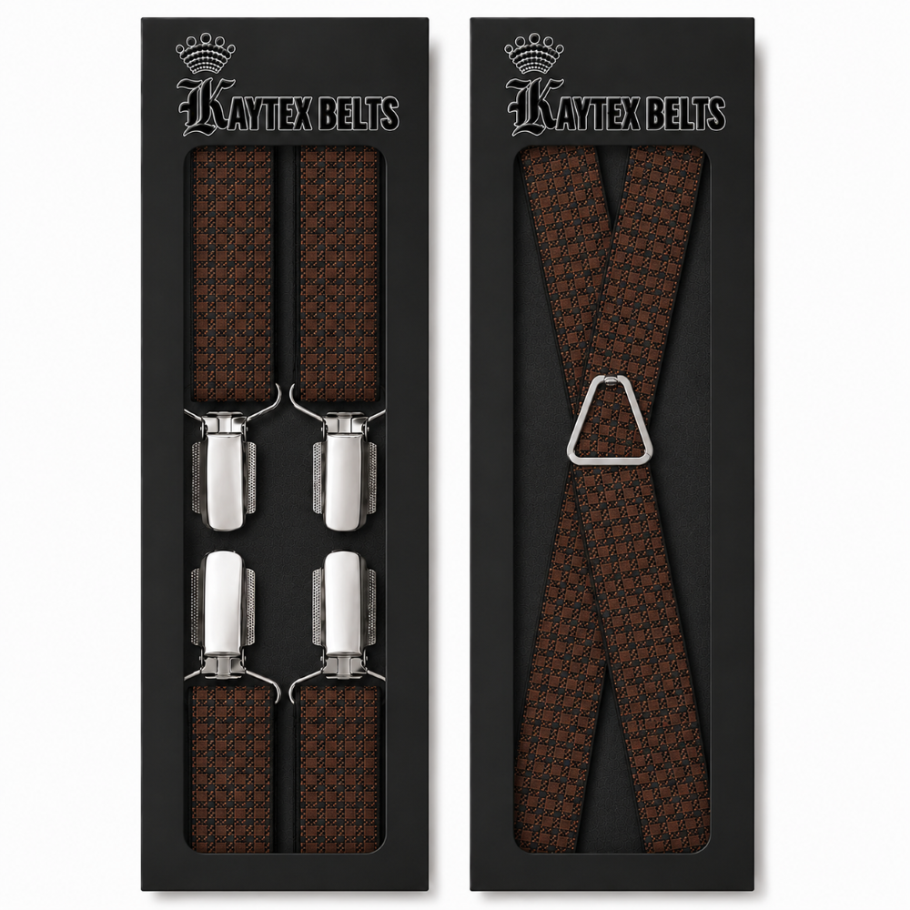 Kaytex Clip Blocks Belt Brown