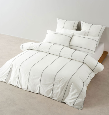 Linen House Jerome Duvet Cover Set White