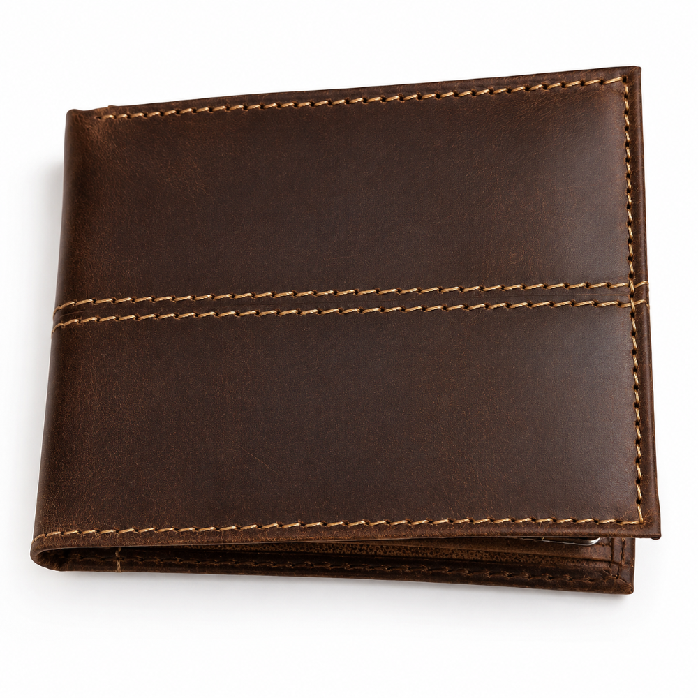 Nappa Stich Wallet Tan