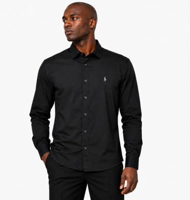 Polo Fashion Custom Fit Greig Shirt Black