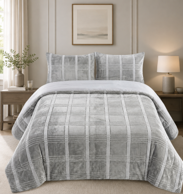 Coloroso Jacquard Velvet Blanket Comforter 230x260cm