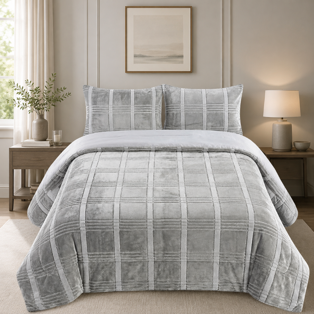 Coloroso Jacquard Velvet Blanket Comforter 230x260cm